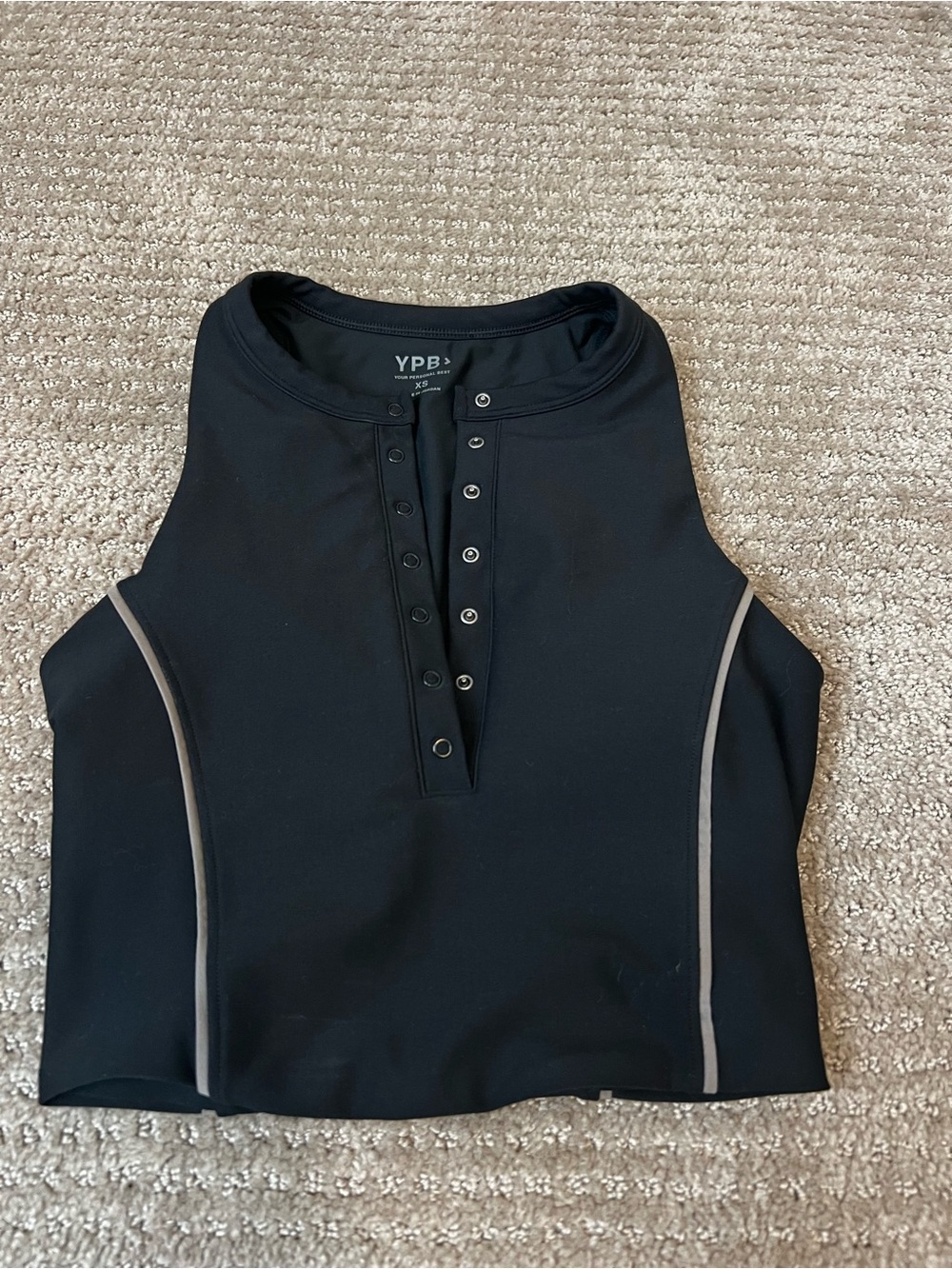 Abercrombie Womens YPB Henley Workout Tank